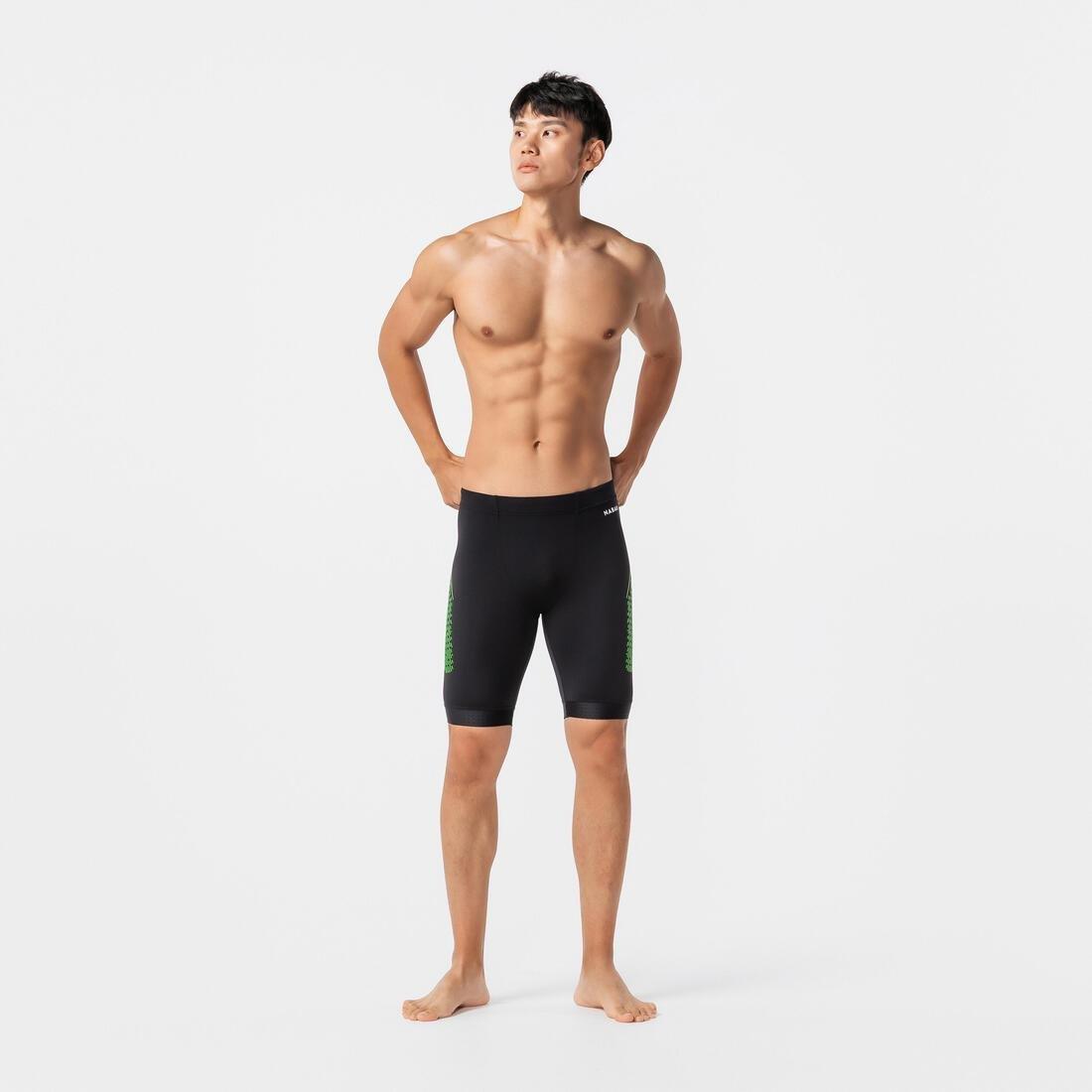 Men Swimming Jammer - Fiti 500, Black, No Color, large image number 10