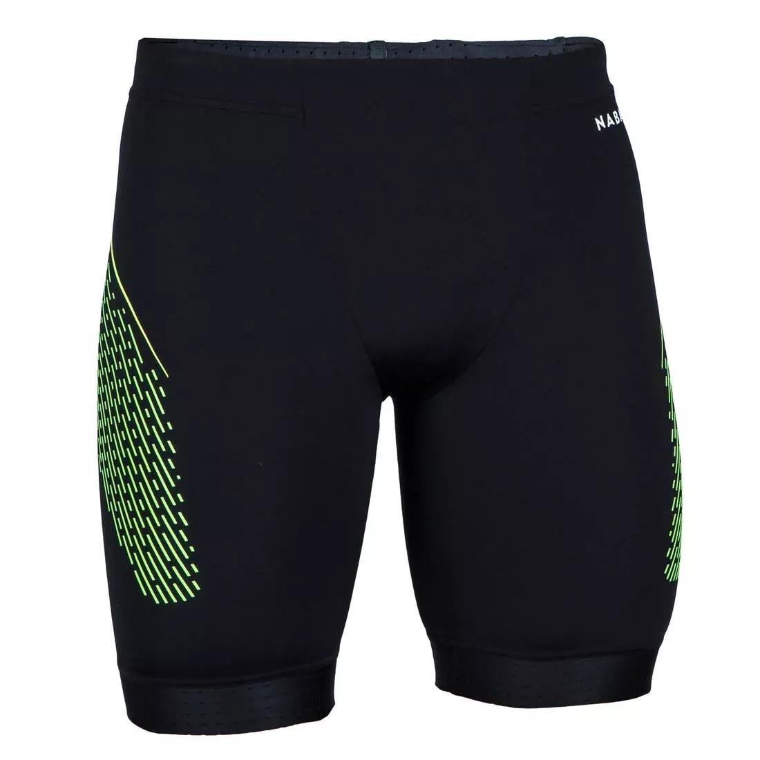 Men Swimming Jammer Fiti, Black, No Color, large image number 1