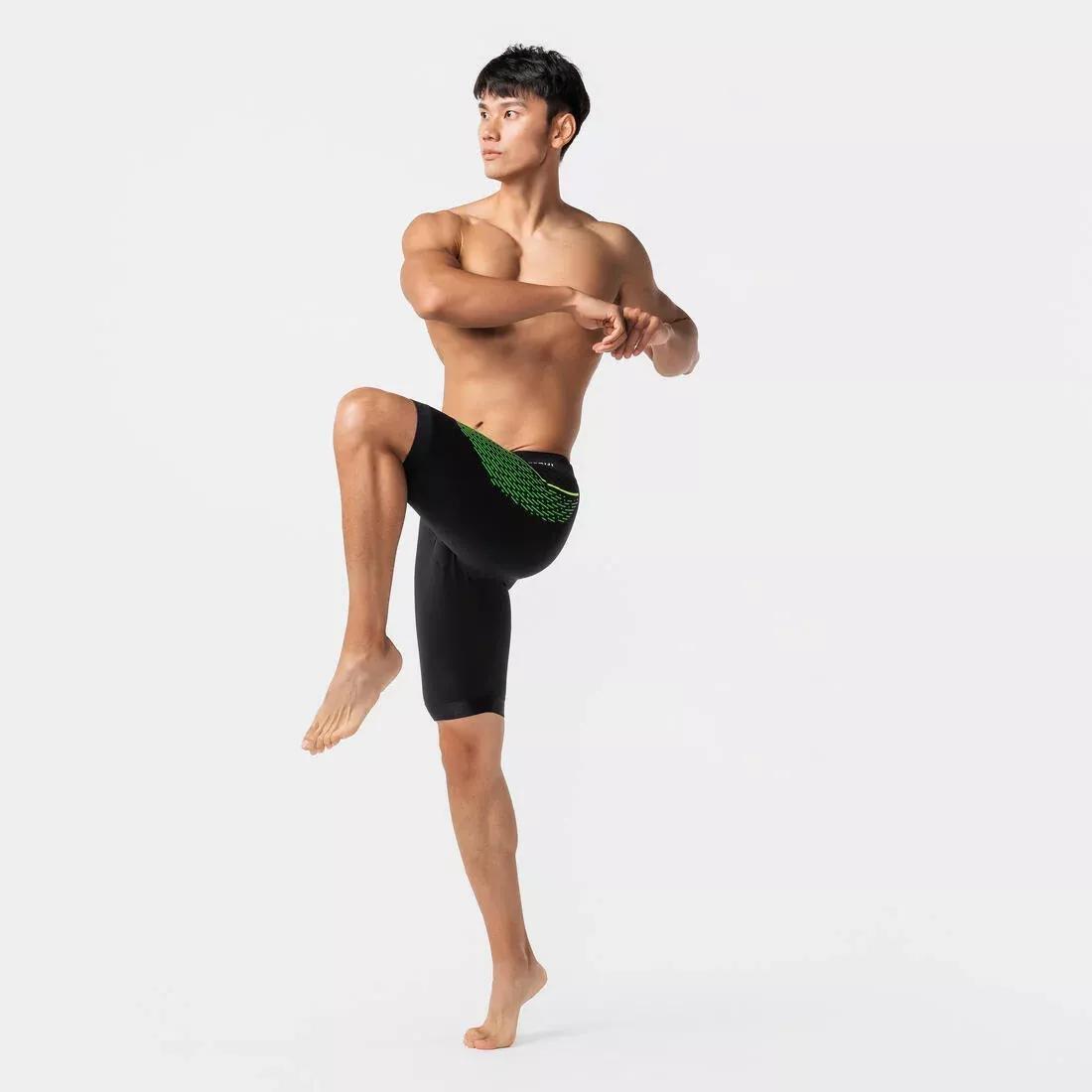 Men Swimming Jammer Fiti, Black, No Color, large image number 2