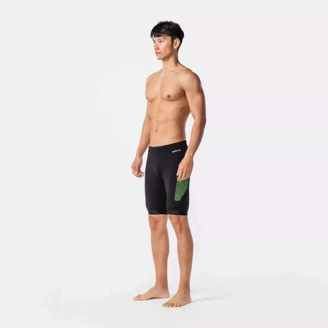 Men Swimming Jammer Fiti, Black, No Color, large image number 14