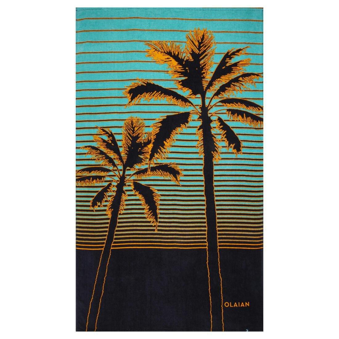 Towel - L 145 X 85 Cm, Black, No Color, large image number 0