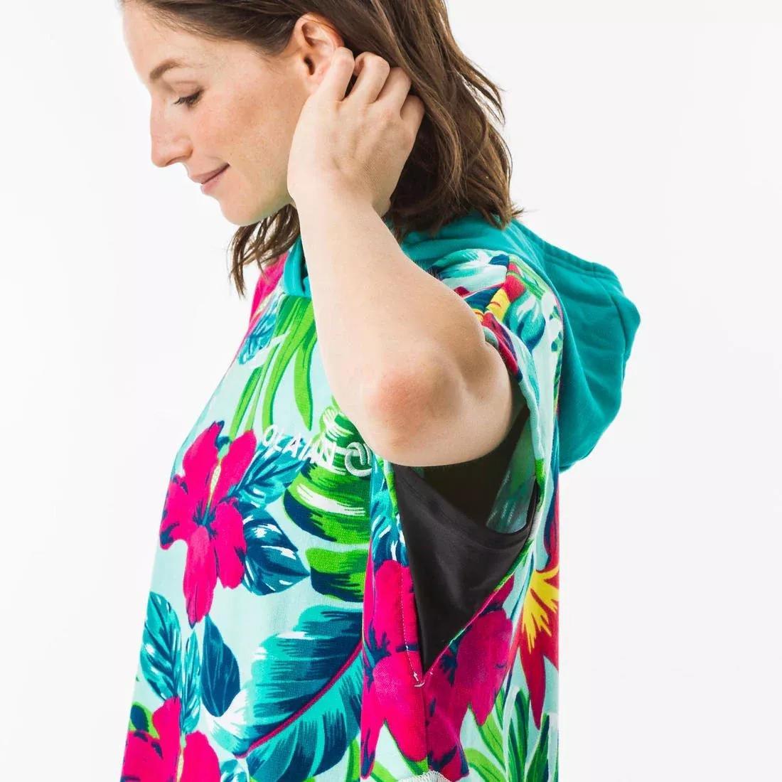 Kids Unisex Surf Poncho - 550 (135 To 160 Cm) - Cali, Blue, No Color, large image number 6