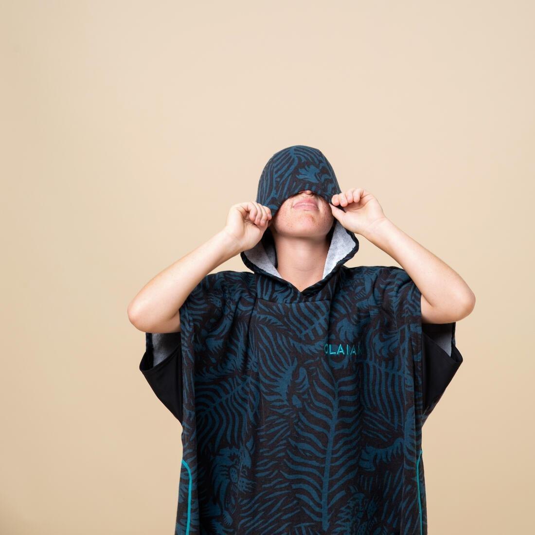 Kids Unisex Surf Poncho - 550 (135 To 160 Cm) - Cali, Blue, No Color, large image number 7