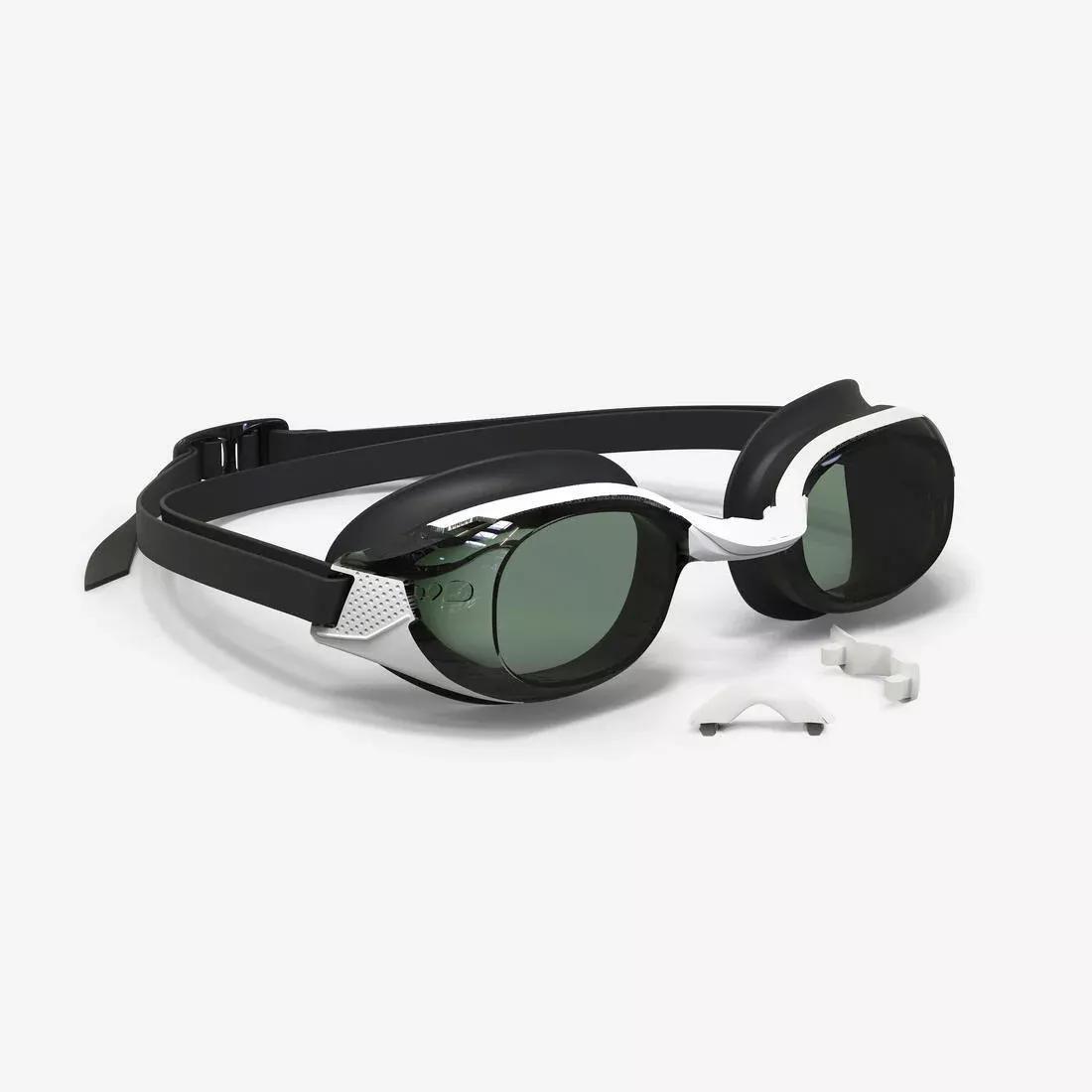 NABAIJI - Unisex Mirrored Lenses Swimming Goggles - Bfit 500, Black