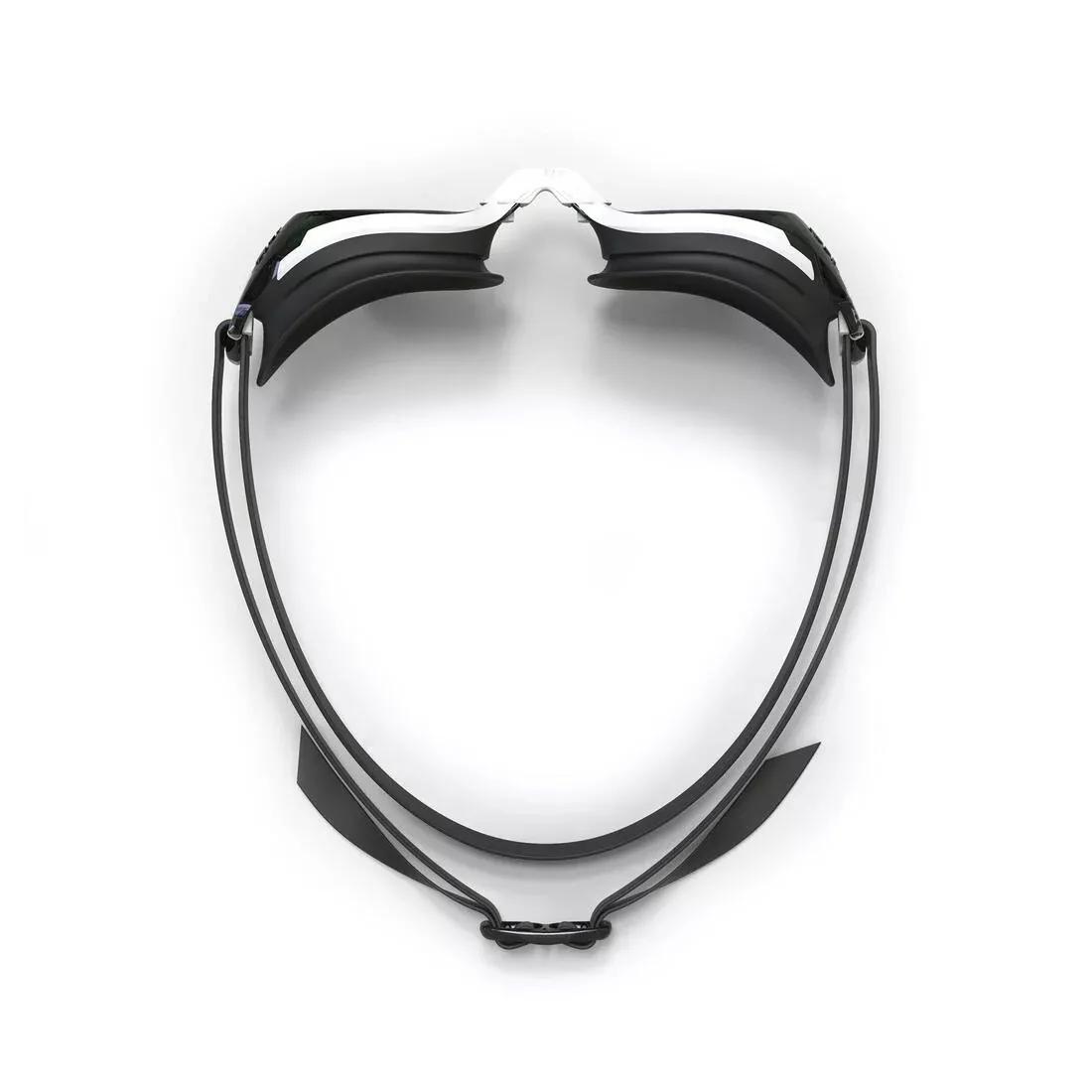 Unisex Mirrored Lenses Swimming Goggles - Bfit 500, Black, No Color, large image number 11