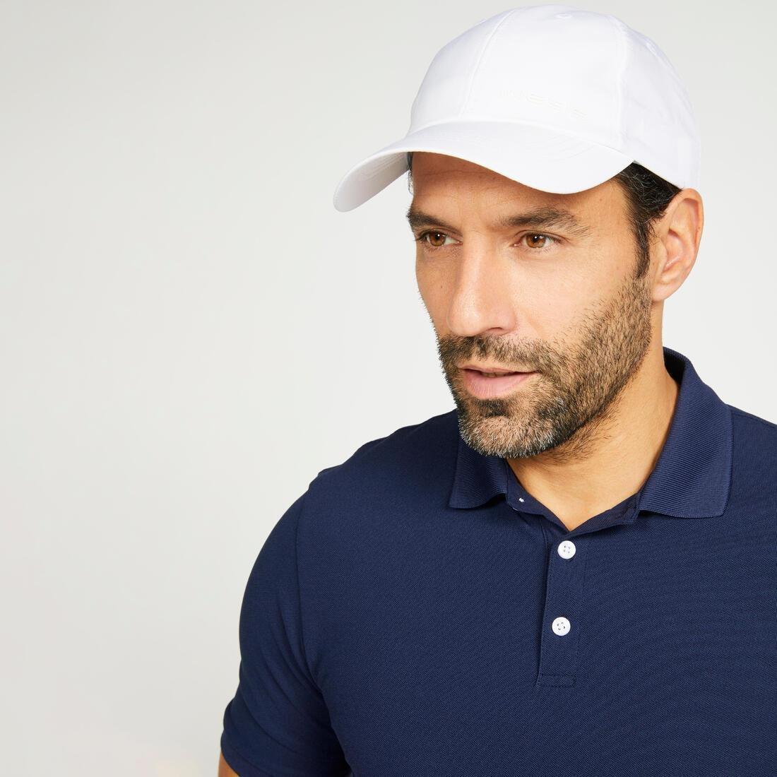 Men Golf Short Sleeve Polo Shirt - Ww500, White, , large image number 2