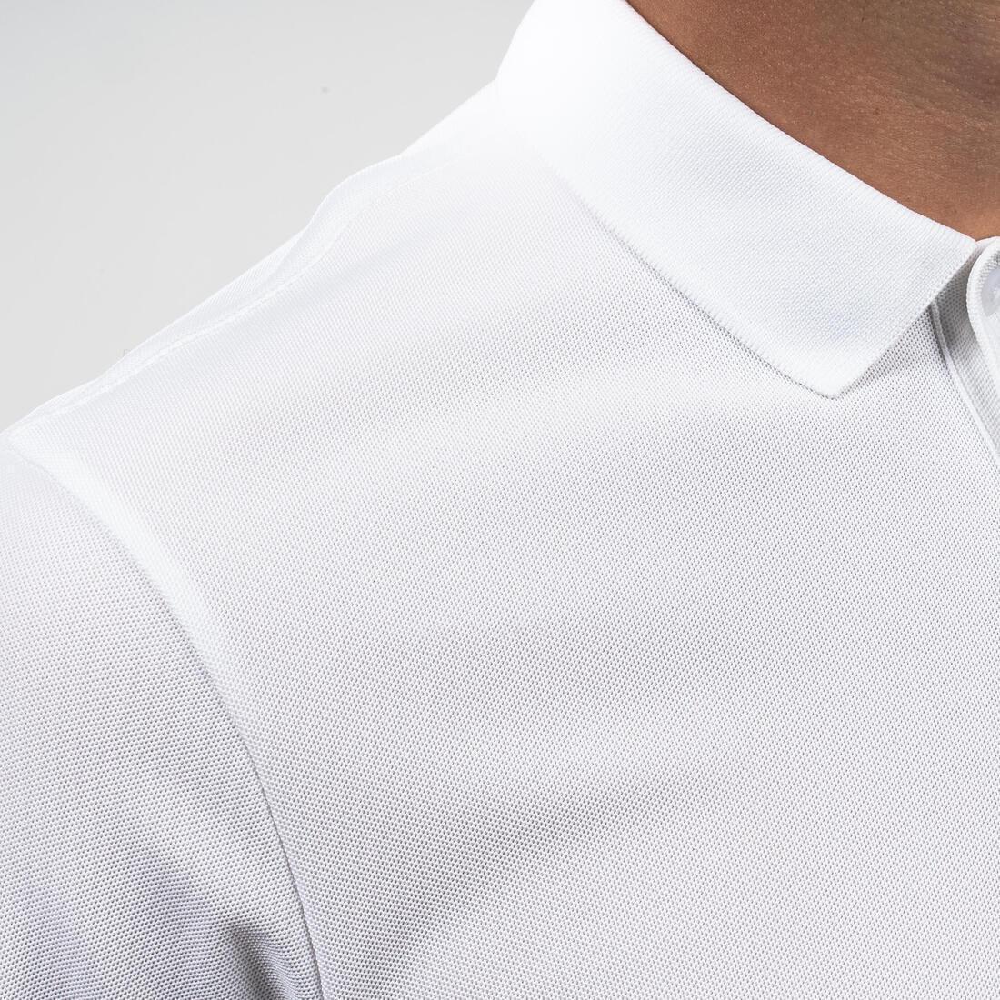 Men Golf Short Sleeve Polo Shirt - Ww500, White, , large image number 7