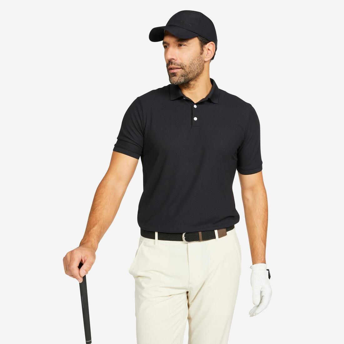Men Golf Short Sleeve Polo Shirt - Ww500, White, , large image number 8