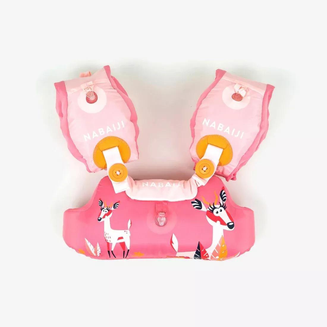 Kids Girls Progressive Armband-Belt - The Tiswim 15-30 Kg, Pink, No Color, large image number 1