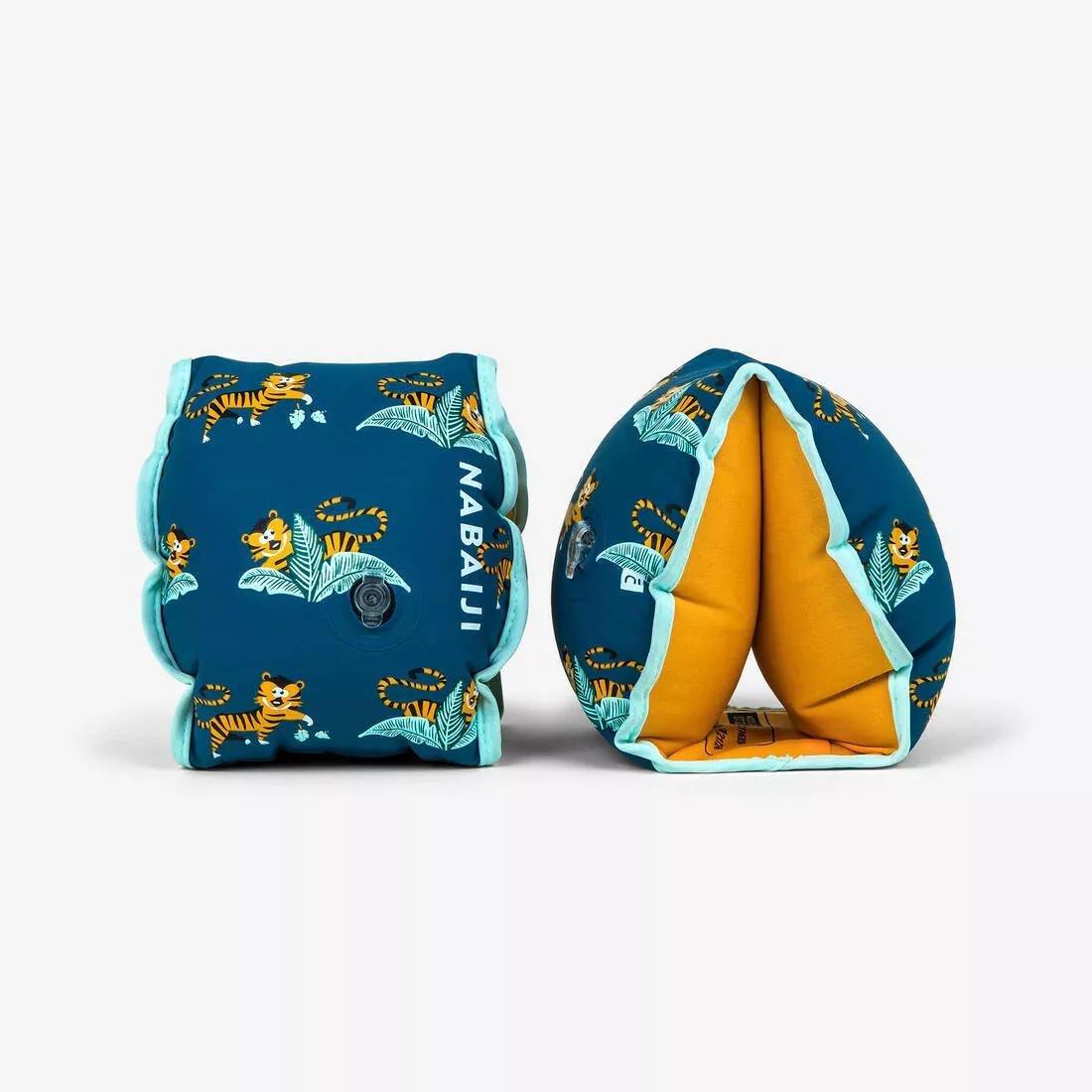 Kids unisex Swimming Armbands With Fabric Interior For 15-30 Kg, Blue, No Color, large image number 0