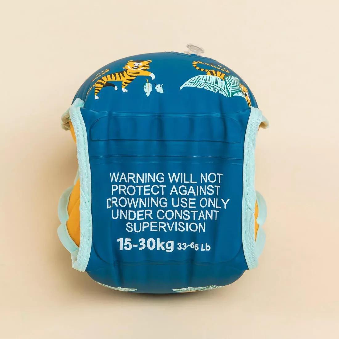 Kids unisex Swimming Armbands With Fabric Interior For 15-30 Kg, Blue, No Color, large image number 11