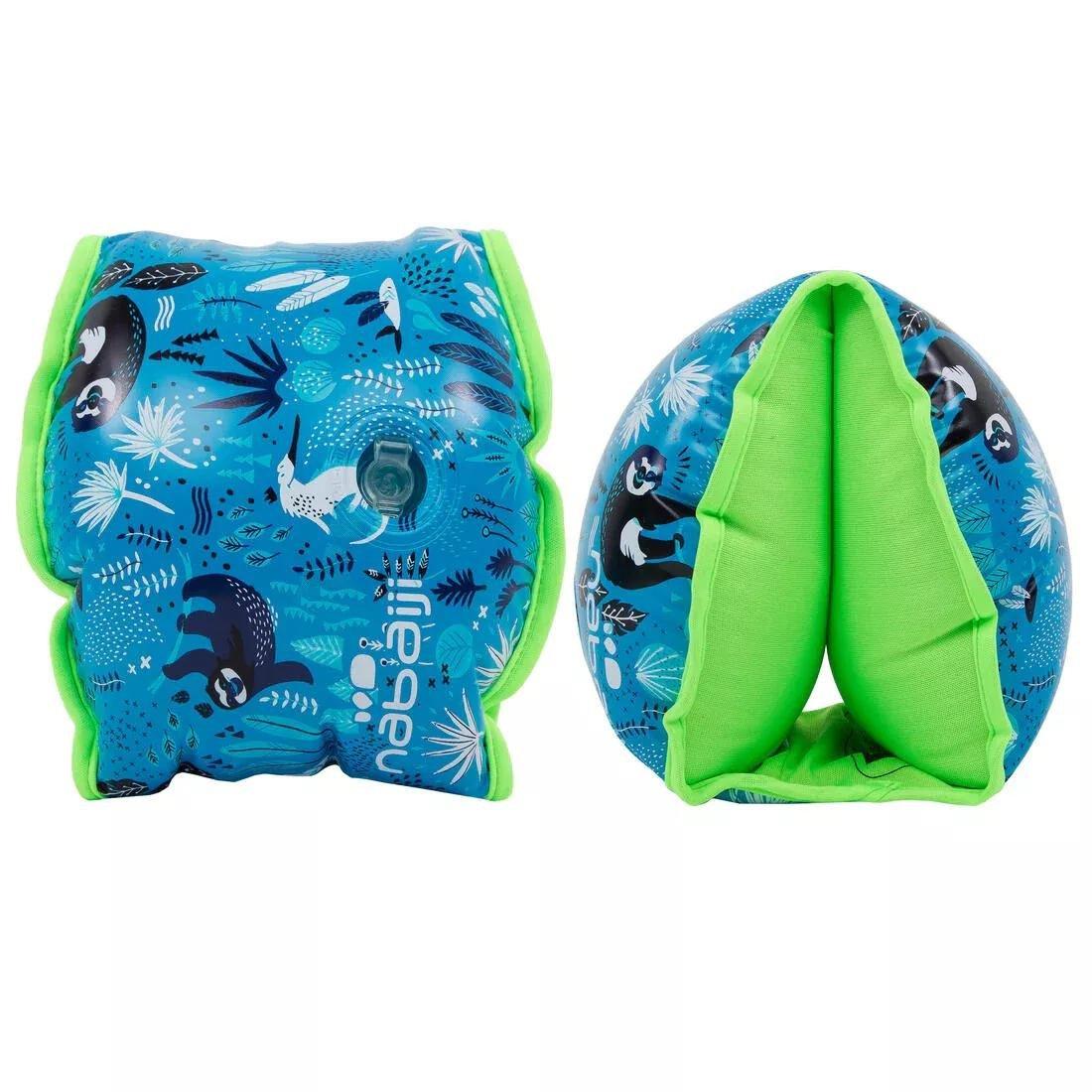 Kids unisex Swimming Armbands With Fabric Interior For 15-30 Kg, Blue, No Color, large image number 13