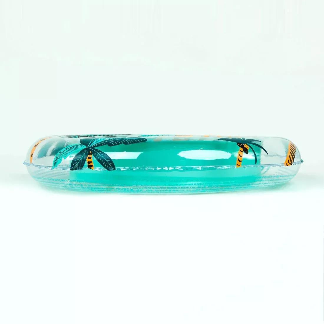 Kids Unisex Transparent Inflatable Pool Ring 65 Cm 6- 9 Years, green, No Color, large image number 6