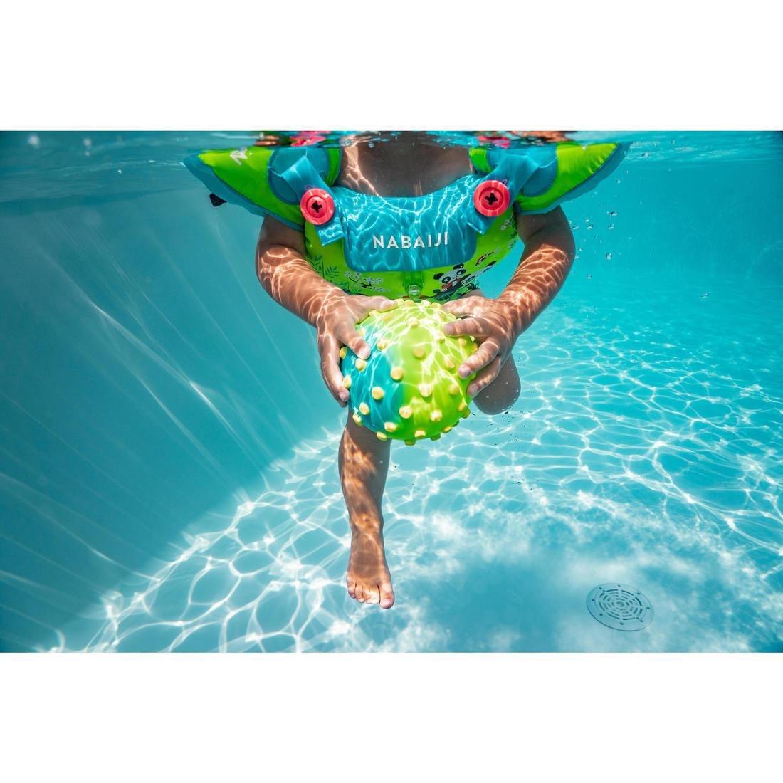 Unisex Kids Small Learning To Swim Dotted Ball, Green, No Color, large image number 12