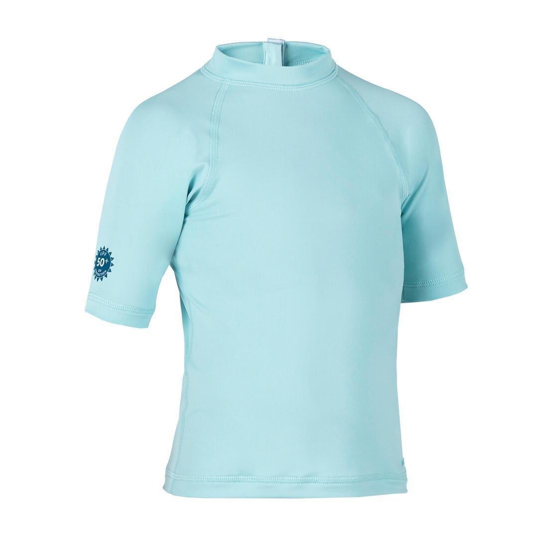Kids Baby Uv-Protection Short Sleeve T-Shirt, Blue, No Color, large image number 13