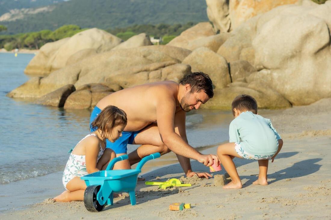 Kids Baby Uv-Protection Short Sleeve T-Shirt, Blue, No Color, large image number 14