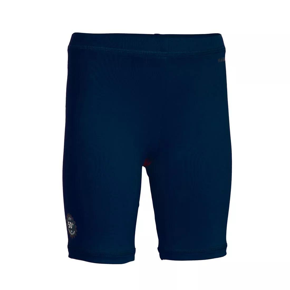 Unisex Kids Mid-Length Anti-Uv Swimsuit Bottom, Navy, , large image number 8