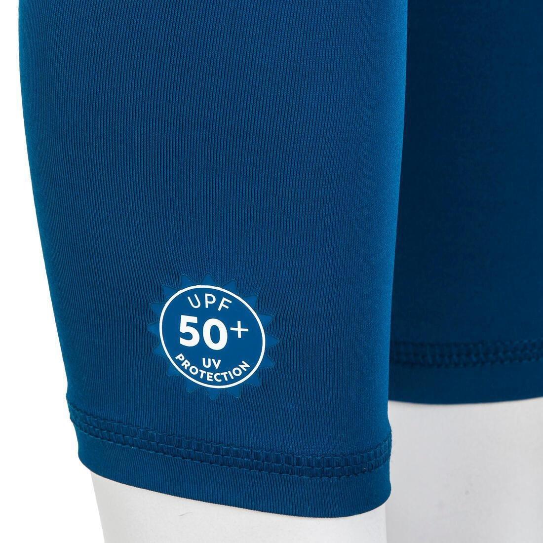 Unisex Kids Uv-Protection Long Swimsuit Bottoms, Navy, No Color, large image number 4