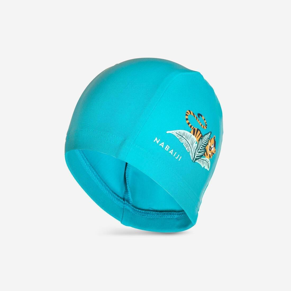 Kids Mesh Swim Cap Panda Print, Orange, No Color, large image number 9