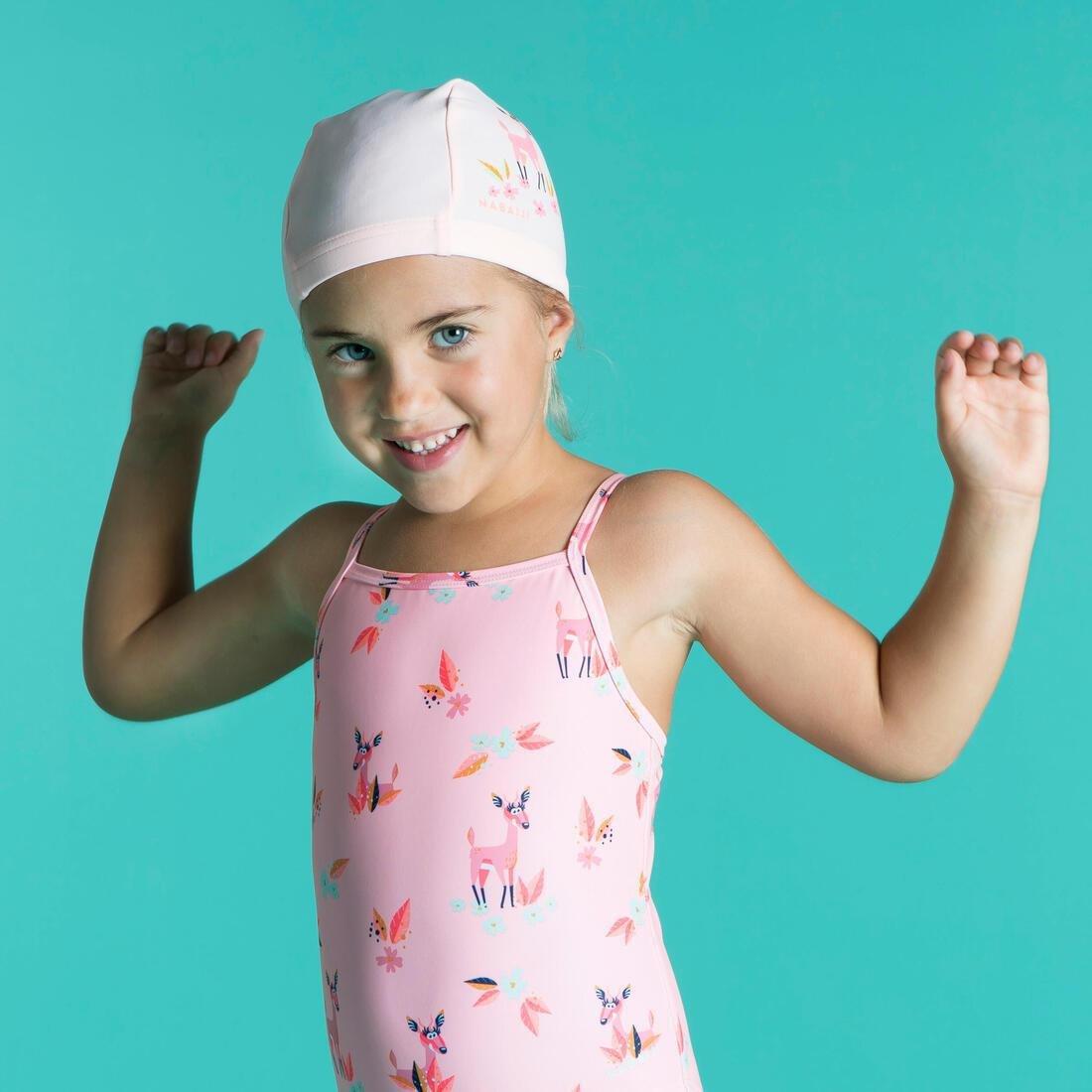 Kids Boys Mesh Swim Cap Panda Print, Blue, No Color, large image number 13