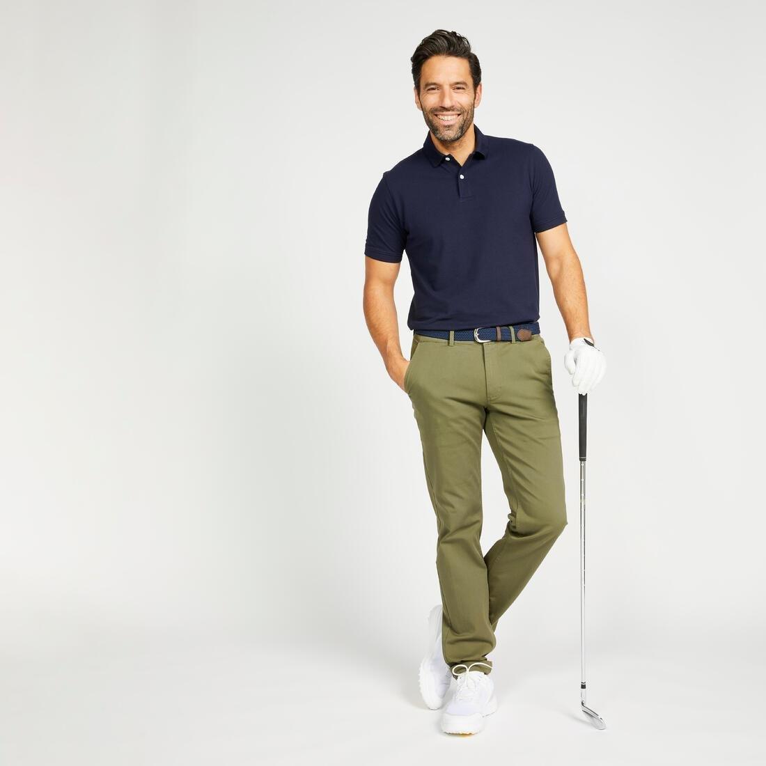 Men Golf Short-Sleeved Polo Shirt - Mw500, Blue, , large image number 1