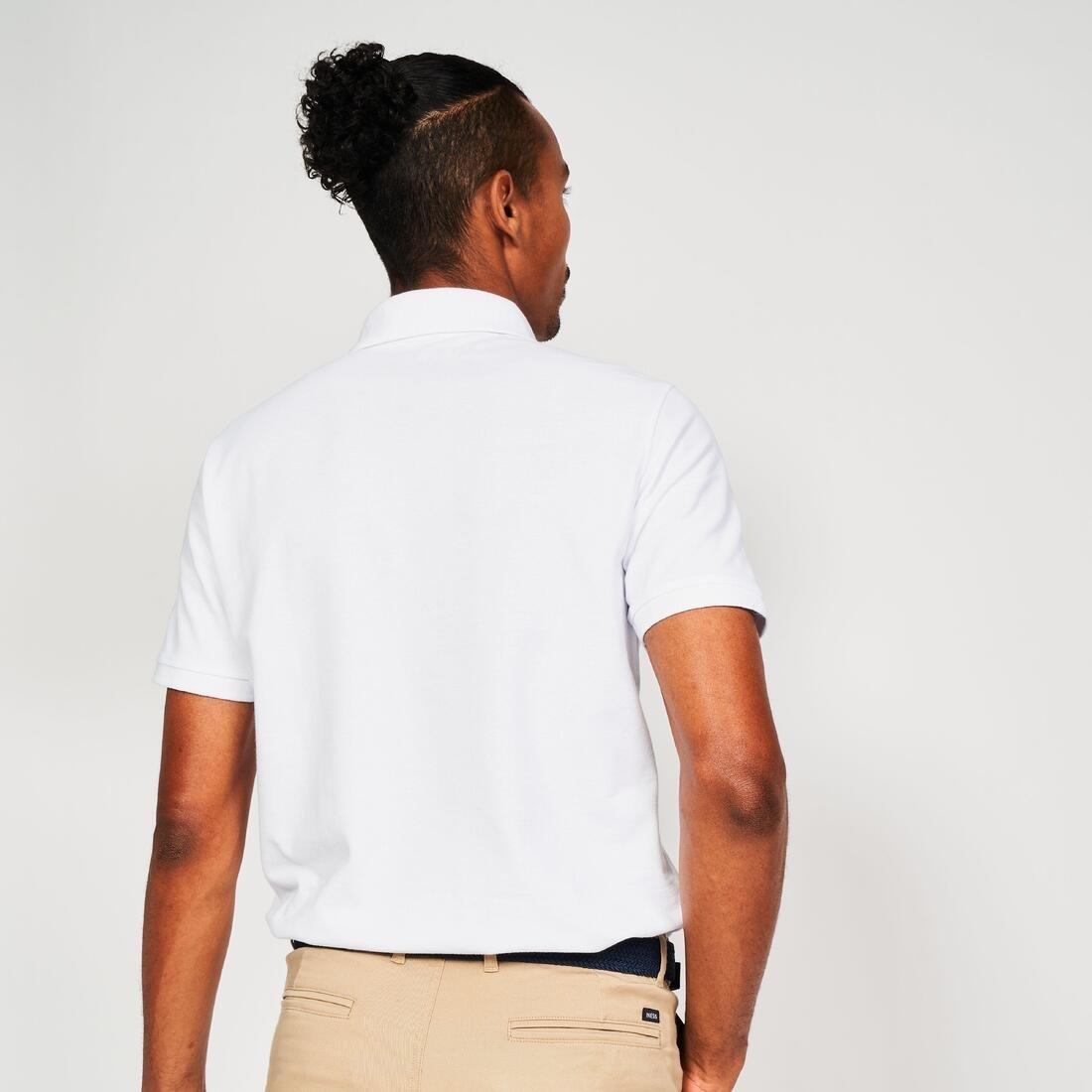 Men Golf Short-Sleeved Polo Shirt - Mw500, Blue, , large image number 7
