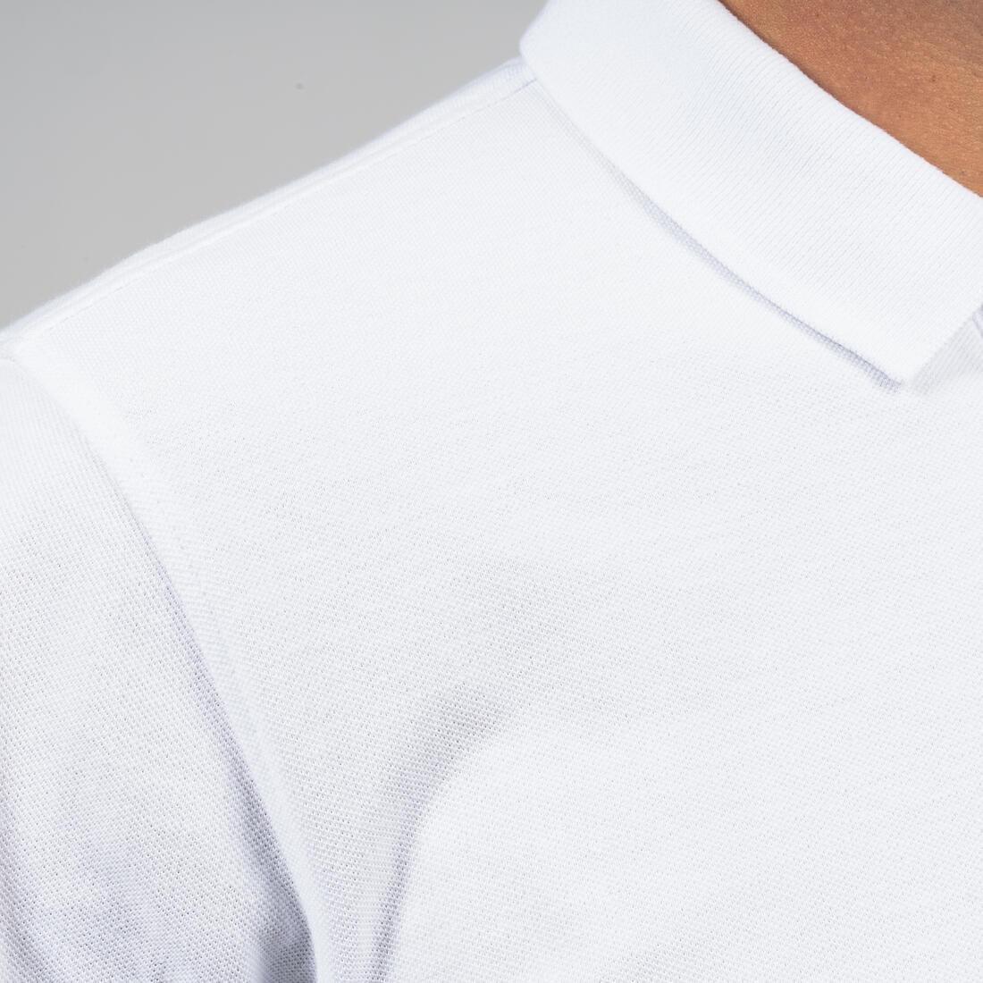 Men Golf Short-Sleeved Polo Shirt - Mw500, White, , large image number 6