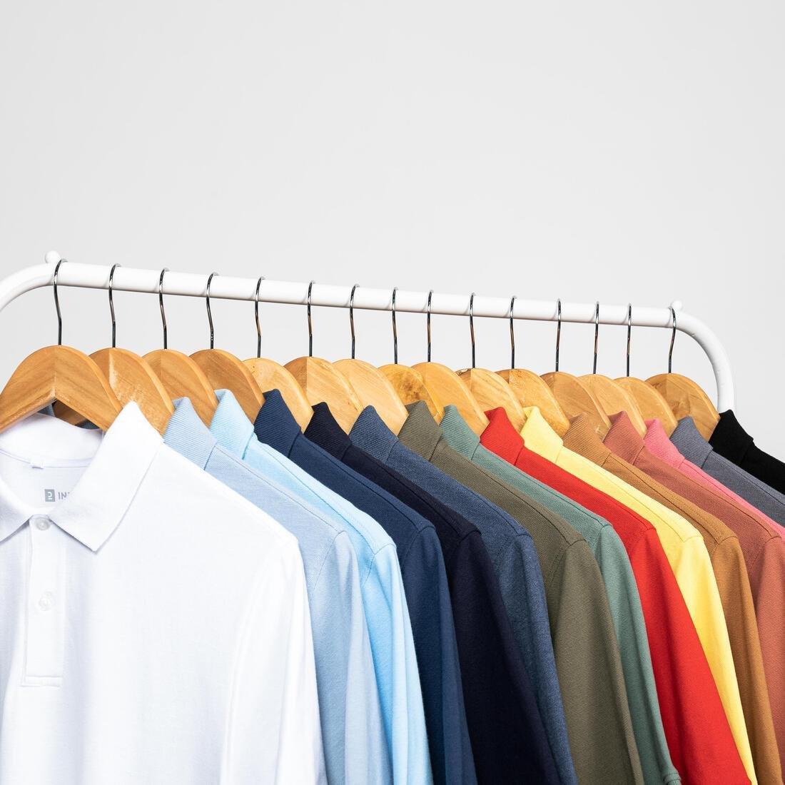 Men Golf Short-Sleeved Polo Shirt - Mw500, White, No Color, large image number 7