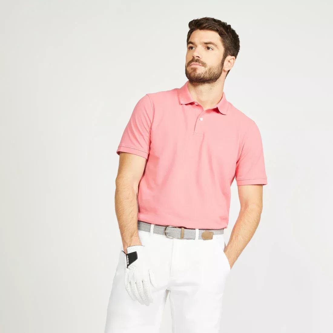 INESIS--S.S polo shirt MW500 M Light yellow, , large image number 5