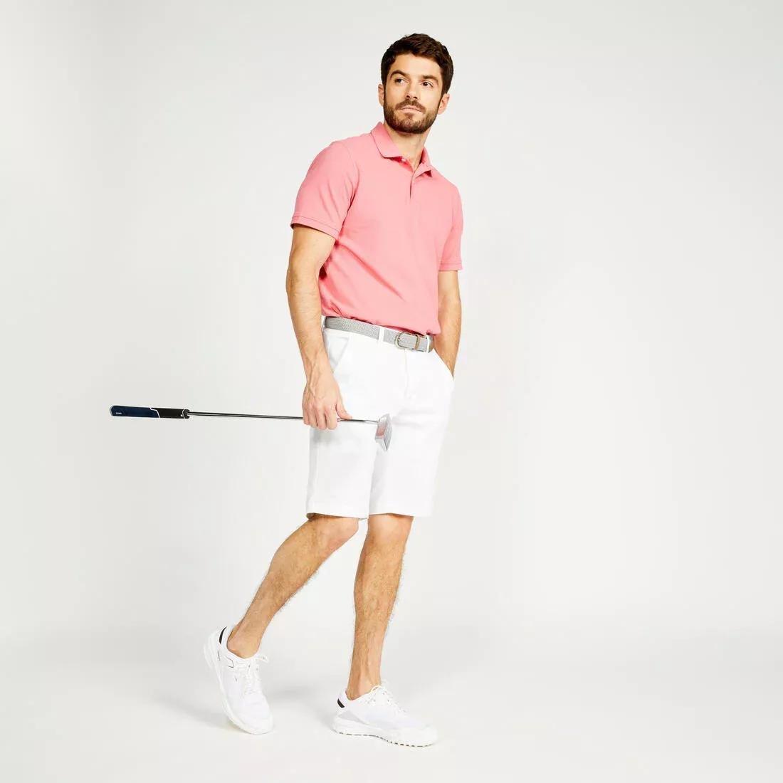 INESIS--S.S polo shirt MW500 M Light yellow, , large image number 6