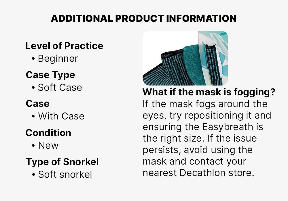 Unisex Easybreath Surface Mask Acoustic Valve - 540 Freetalk, Blue, No Color, medium