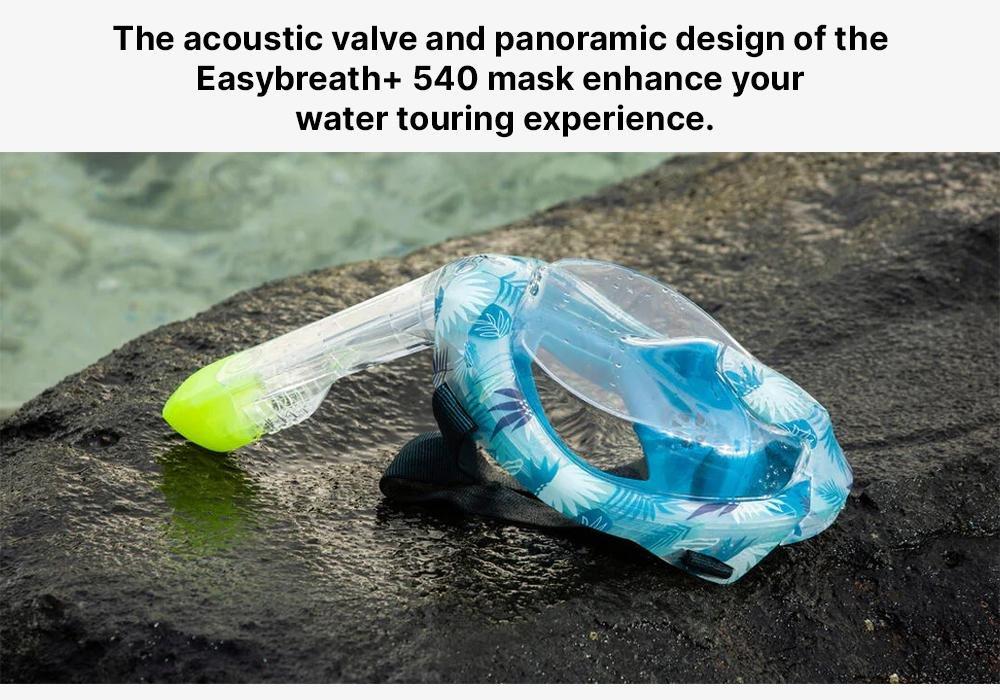 Unisex Easybreath Surface Mask Acoustic Valve - 540 Freetalk, Blue, No Color, medium