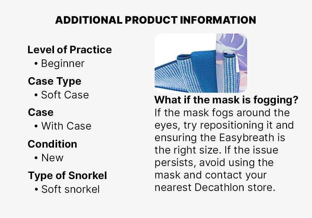 Unisex Easybreath Surface Mask Acoustic Valve - 540 Freetalk, purple, No Color, medium