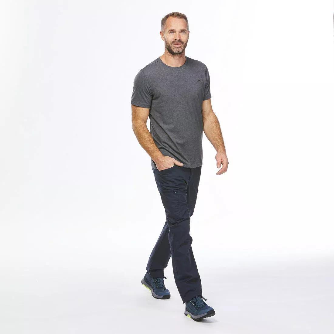 Men Hiking Trousers - NH500 Regular, Navy, No Color, large image number 6