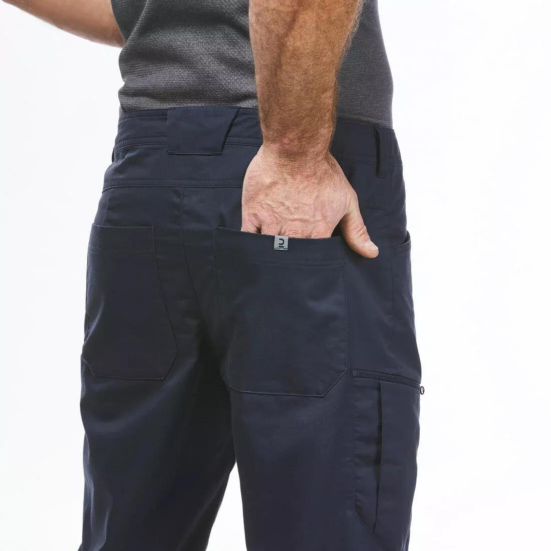 Men Hiking Trousers - NH500 Regular, Navy, No Color, large image number 9