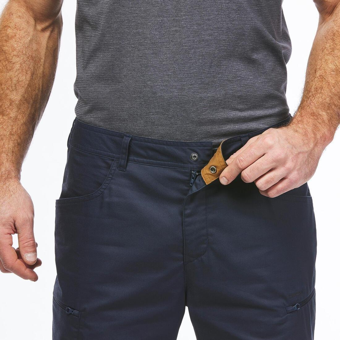 Men Hiking Trousers - NH500 Regular, Navy, No Color, large image number 11