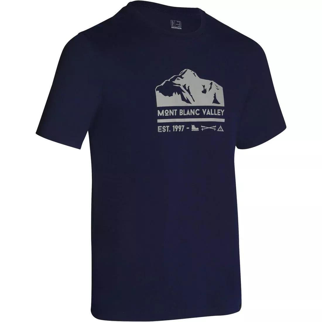 Men Hiking T-Shirt - Nh100, Yellow, , large image number 3
