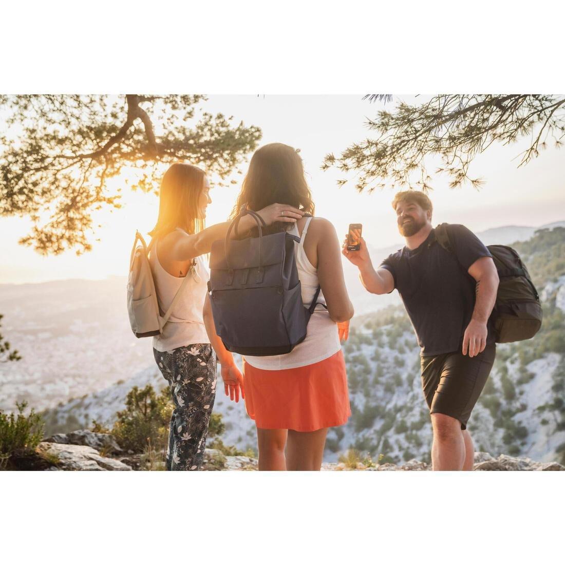 Men Hiking T-Shirt - NH500 Fresh Rec, Navy, No Color, large image number 10