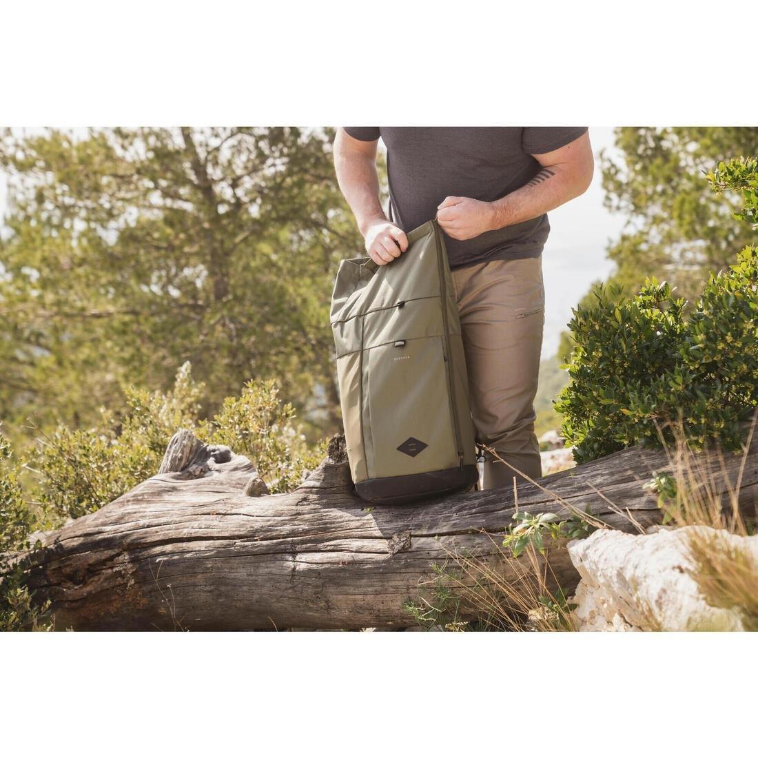 Men Hiking T-Shirt - NH500 Fresh Rec, Navy, No Color, large image number 11