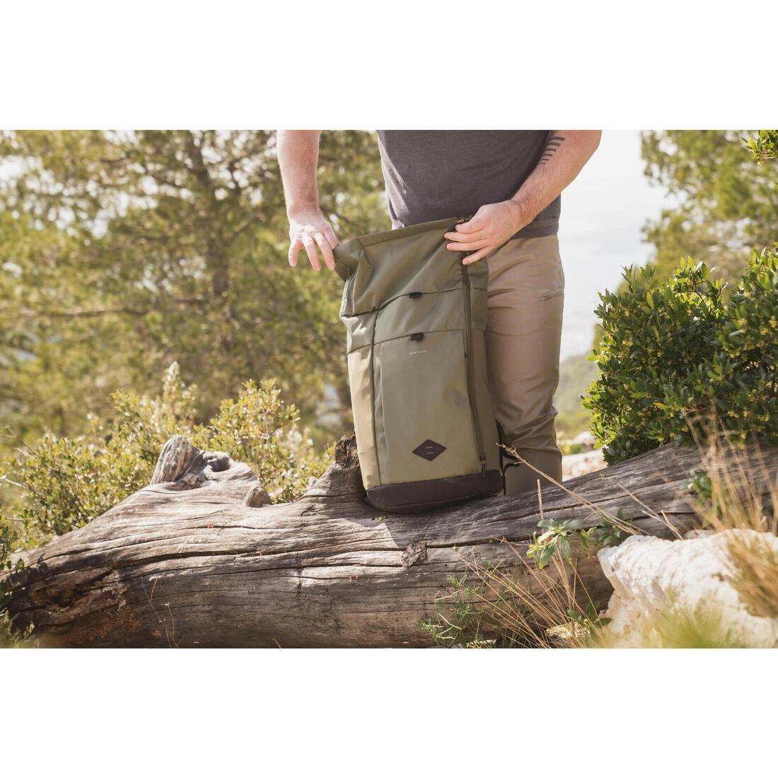 Men Hiking T-Shirt - NH500 Fresh Rec, Navy, No Color, large image number 13