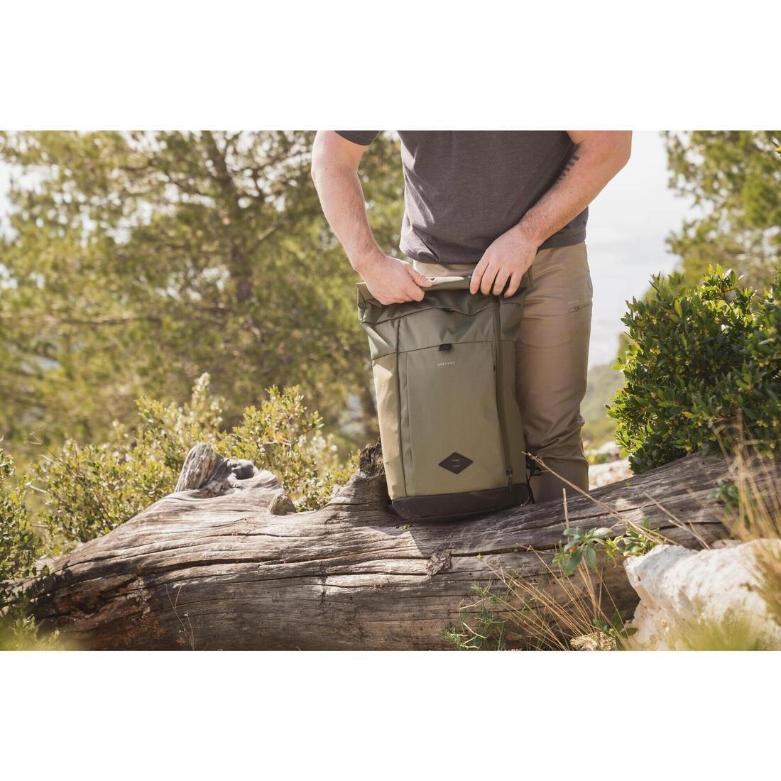 Men Hiking T-Shirt - NH500 Fresh Rec, Navy, No Color, large image number 14