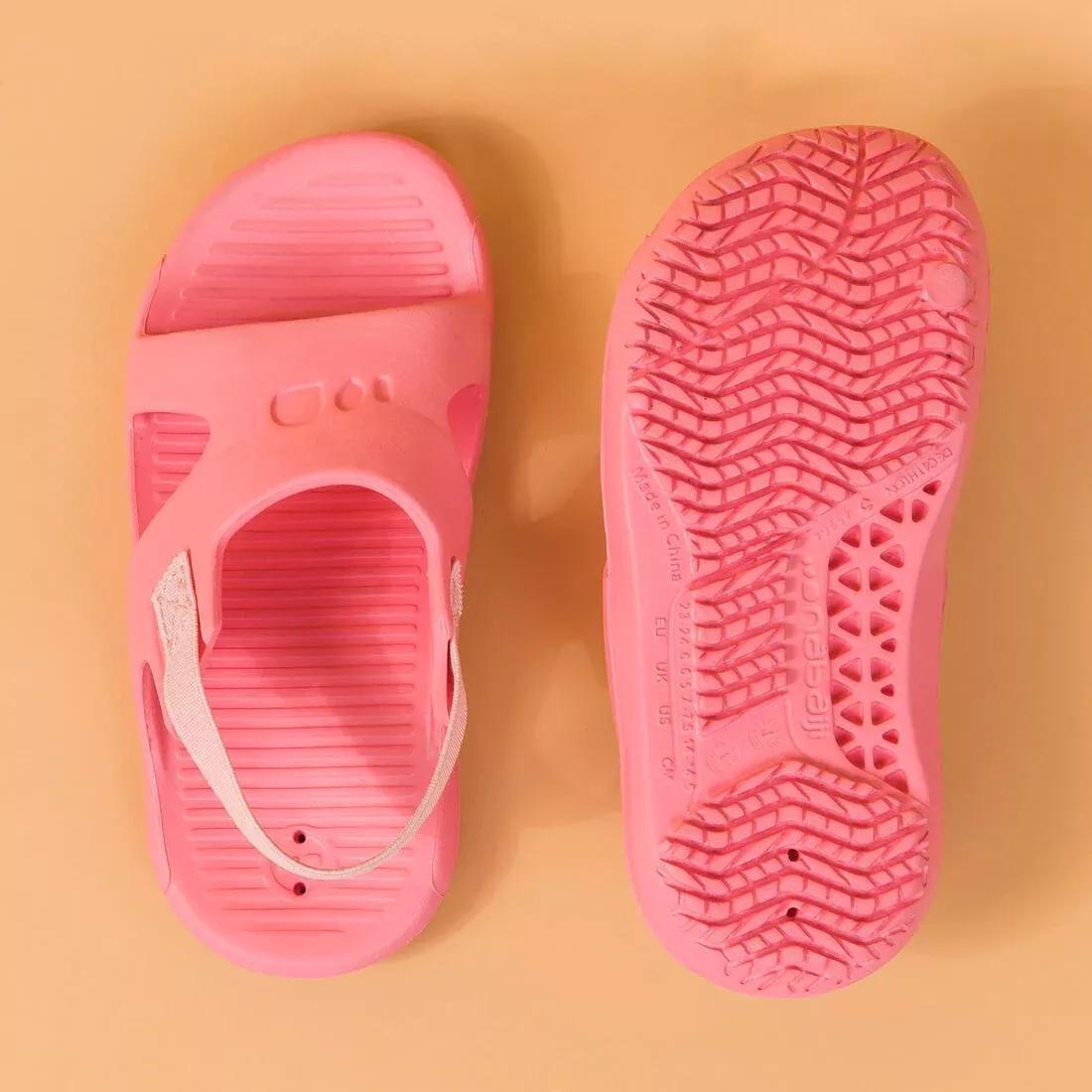 Kids Girls Pool Sandals/Shoes, Pink, , large image number 9