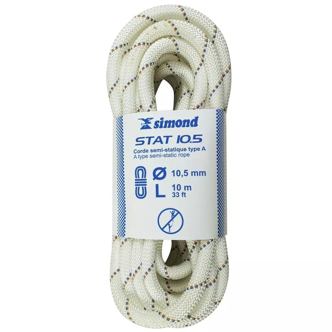 Semi-Static Rope - Stat 10.5 Mm X 10 M, Snow White, , large image number 0