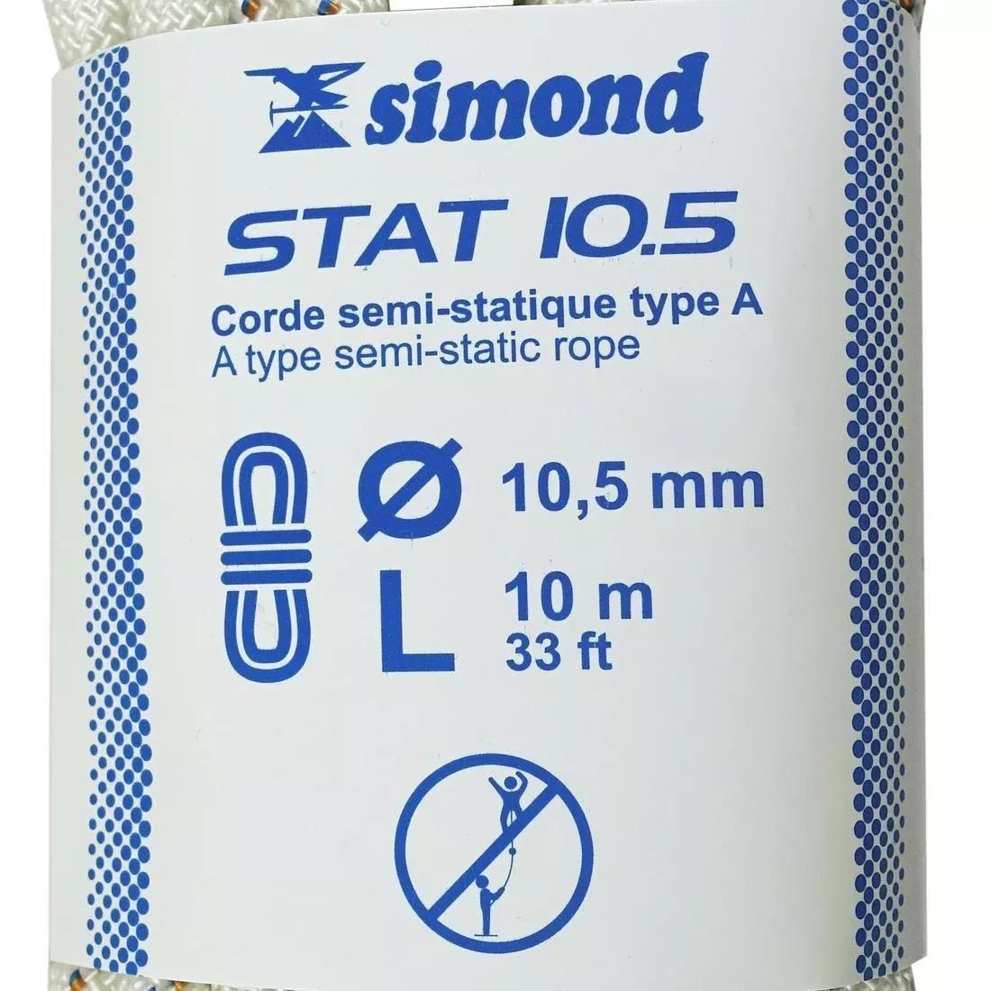 Semi-Static Rope - Stat 10.5 Mm X 10 M, Snow White, , large image number 2