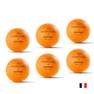 PONGORI - Table Tennis Balls - Ttb 100 1*40 - Set Of 6, White