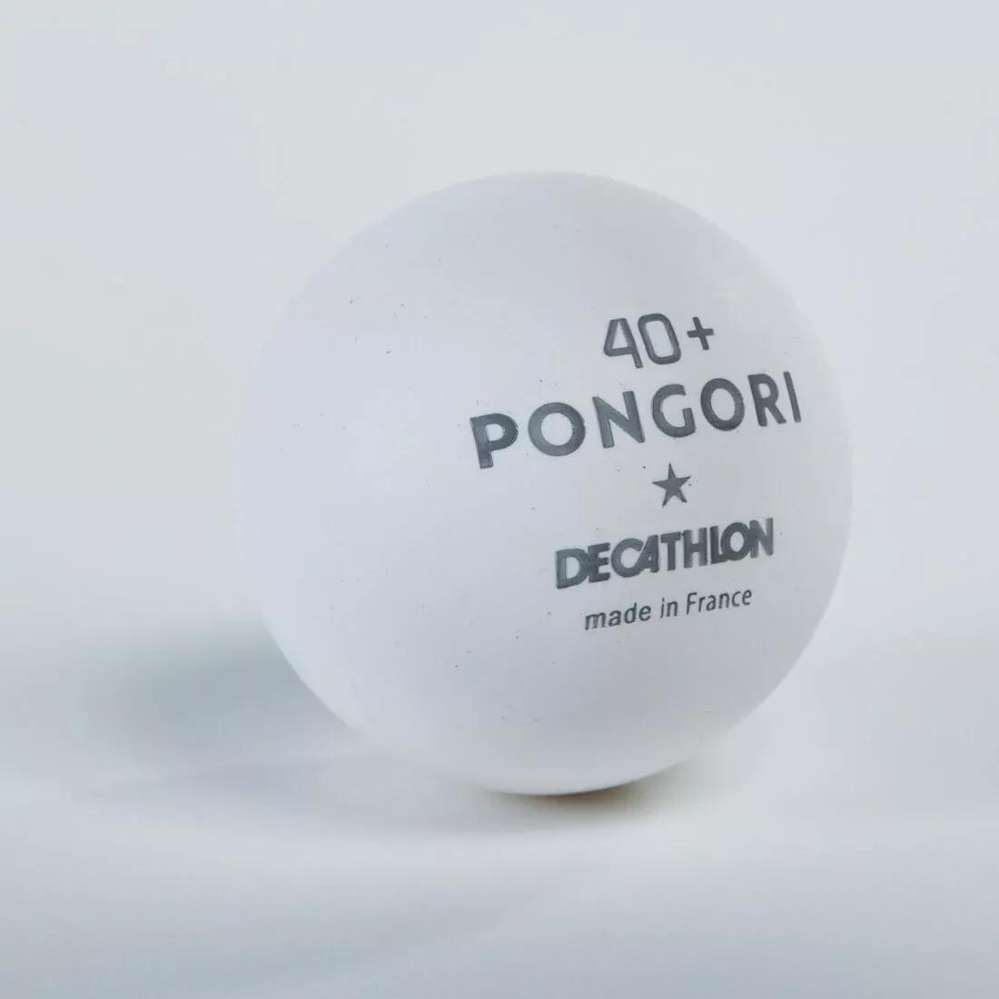 Table Tennis Balls - Ttb 100 1*40 - Set Of 6, White, No Color, large image number 2