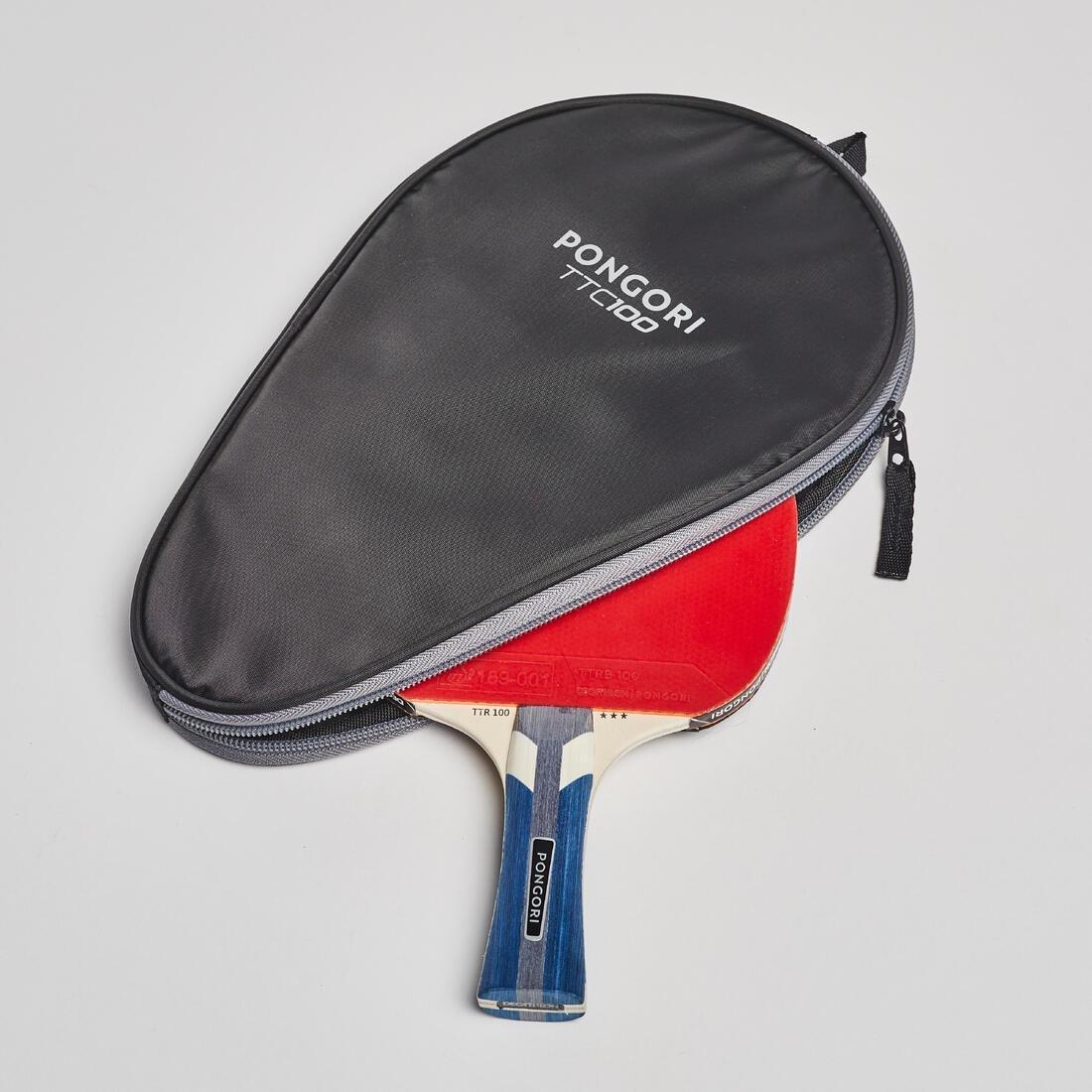 Table Tennis Racket Cover - Ttc 100, Black, No Color, large image number 2