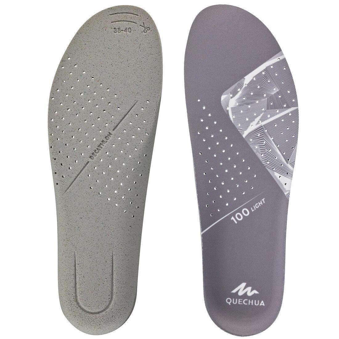 QUECHUA - Walking Insoles, Grey