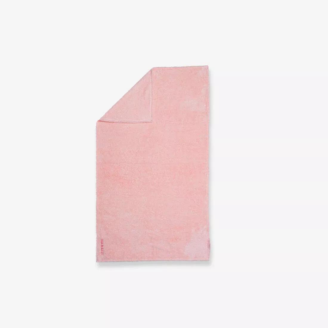 Swimming Ultra-Soft Microfibre Towel - Size Xl 110 X 175 Cm, Desert Rose, No Color, large image number 0