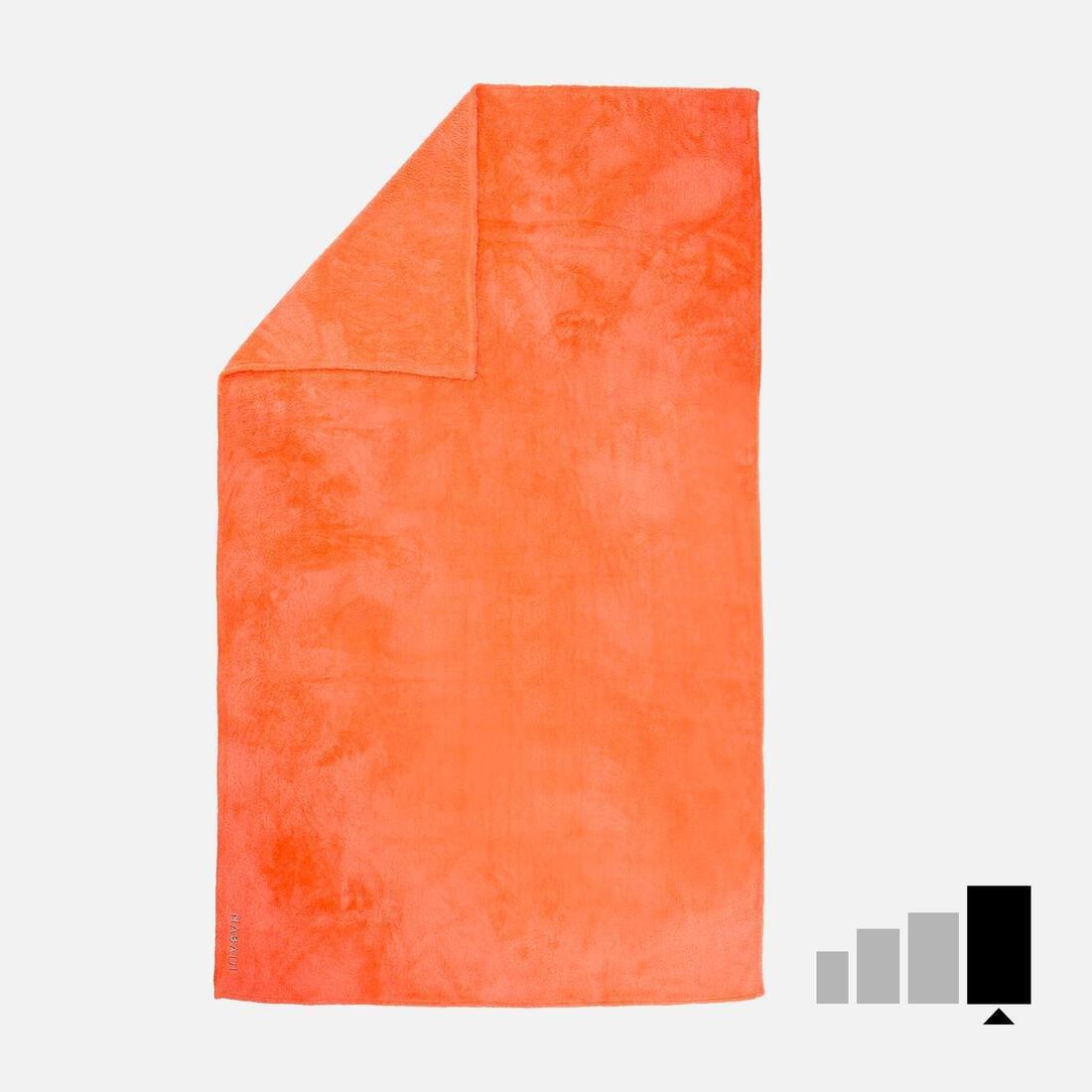 Swimming Ultra-Soft Microfibre Towel - Size Xl 110 X 175 Cm, Desert Rose, No Color, large image number 10
